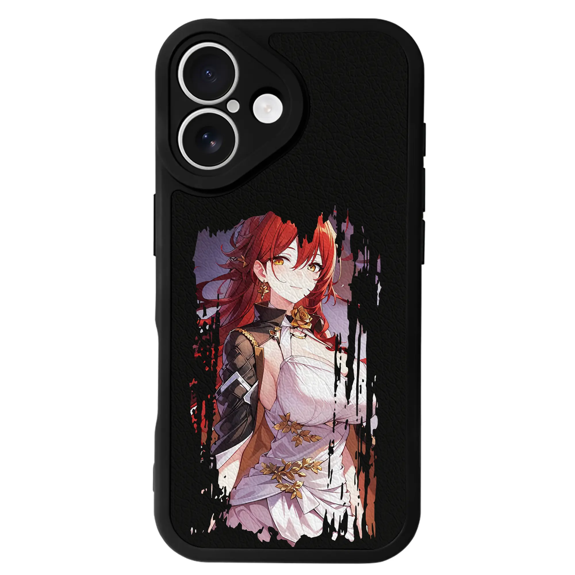 崩壊：スターレイル グッズ 姫子 - IPhone 16シリーズ対応 ・ シリコンスマホケース ・ レザー調 ・ 高精度フィット ・ 耐衝撃 ・ ワイヤレス充電対応 ・ 精密カット